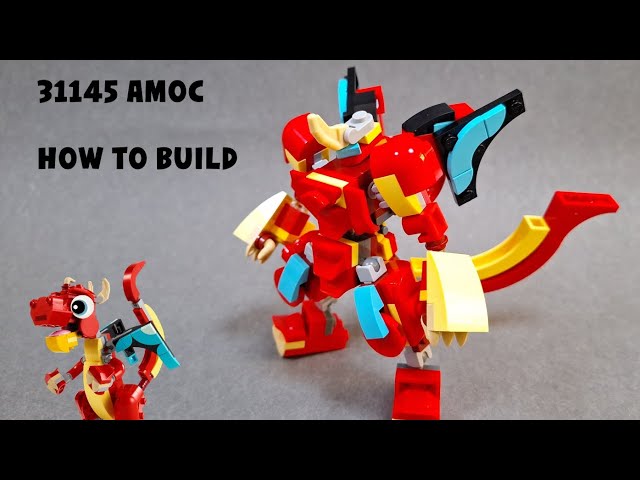 [HOW TO BUILD] Lego 31145 Alternate Build - Red Dragon Mech