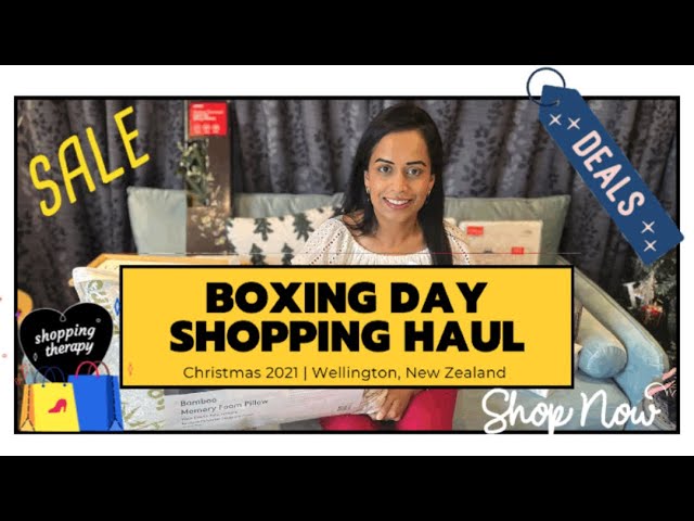 Boxing Day SHOPPING HAUL | Christmas recap | New Zealand Christmas || Beula Thomas #shoppinghaul