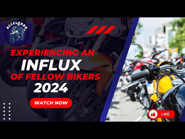 Experiencing an Influx of Fellow Bikers 2024 | Riding with Fellow Bikers| Motor Vlogger Adventure