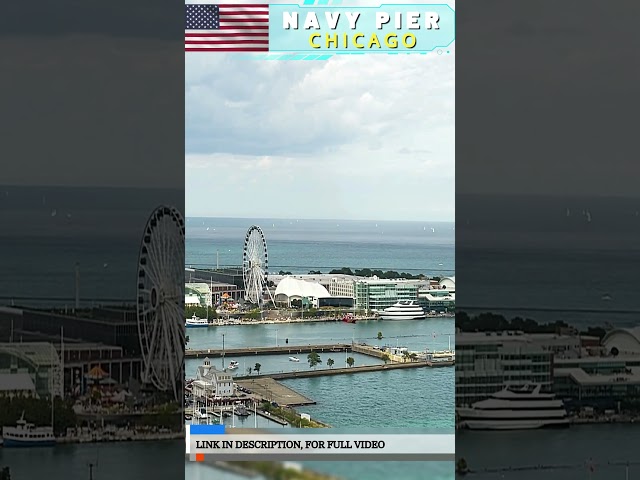 Navy Pier, Chicago is a popular tourist destination  #traveling #nature #viralvideos #fact #beach