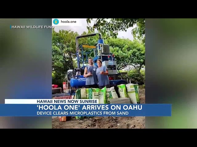 New beach vacuum to help rid Hawaii shores of microplastics