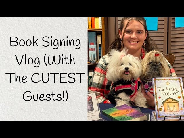 Book Signing Vlog (With The CUTEST Guests)