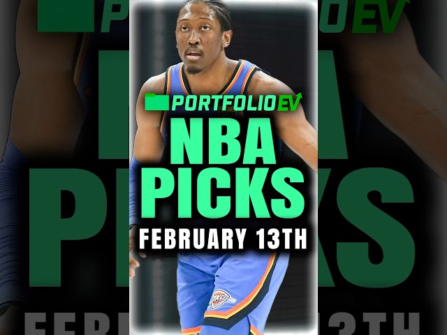 NBA Best Bets, Picks and Predictions for Today! (2/13/2025)