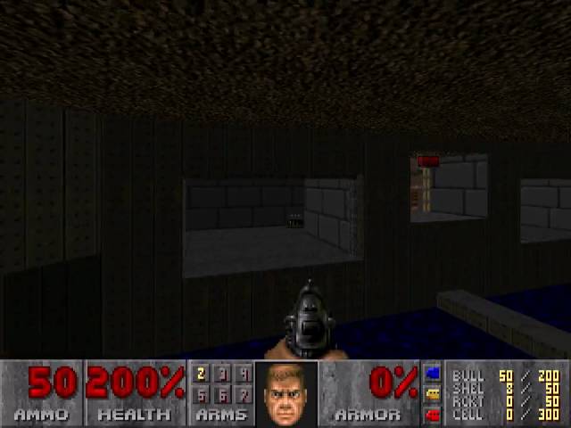 Doom II level 5, The Waste Tunnels: Platforms by exit chamber