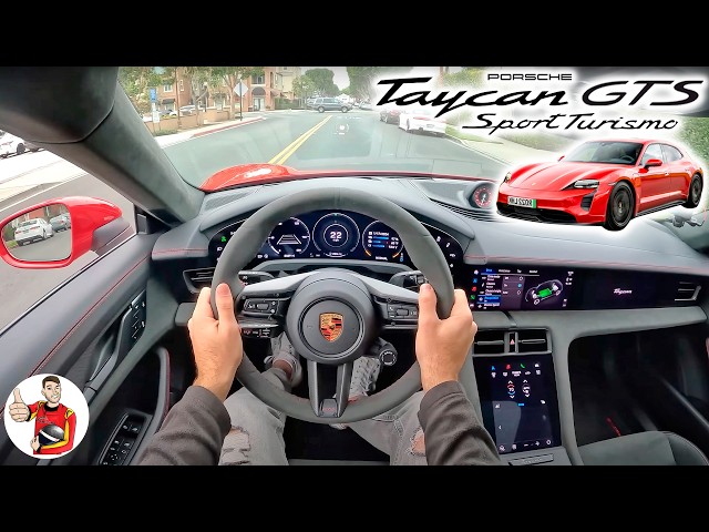 What It's Like to Live with a Porsche Taycan GTS Sport Turismo (POV)