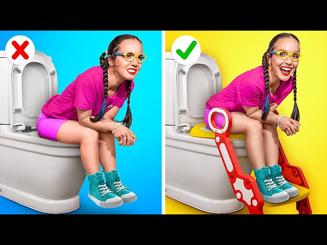 COOL BATHROOM GADGETS CHANGED MY LIFE! Crazy Must-Have Toilet Gadgets and Hacks by Rocketmons!