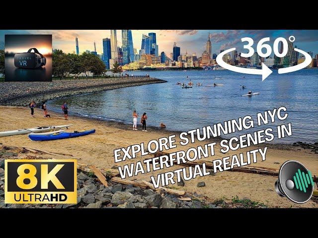 USA, New Jersey, Hoboken Hudson River - Best Apple VisionPro/Quest 3 Travel 8K 360 VR Experience