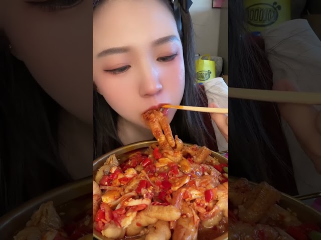 ASMR Mukbang | Chinese Leg Food Challenge 2  #mukbang #food #chinesefoodie