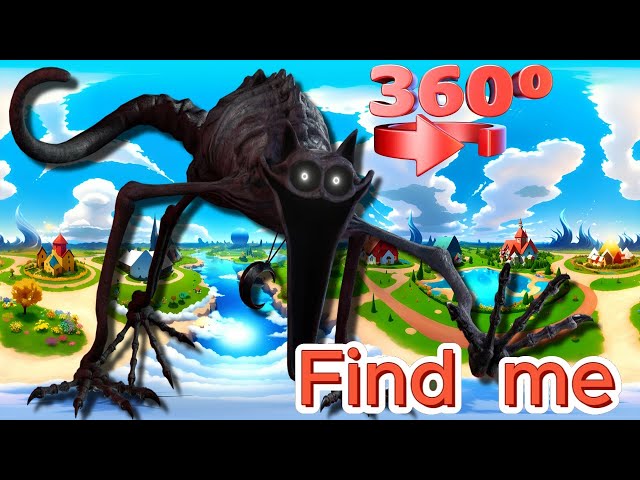 🎪🔍 Find  CatNap  Evil doer  in 360° VR   find me  #101   Poppy Playtime Chapter 3