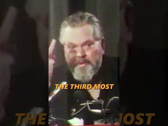 ORSON WELLES - THE MOST IMPORTANT THING IN MOVIE #orsonwelles #movie #director