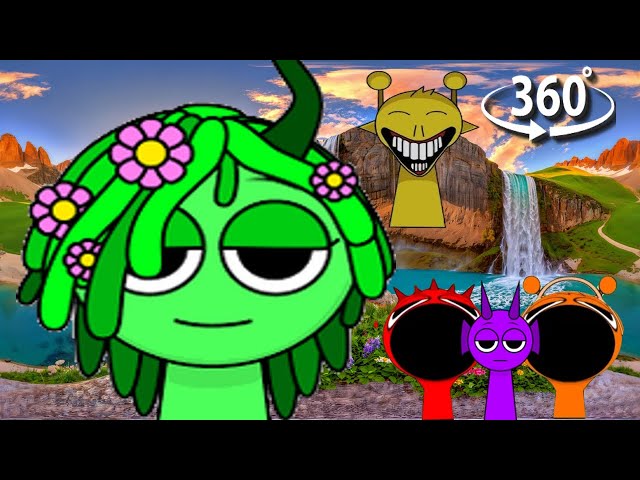 Singing Incredibox Sprunki I Found Incredibox Sprunki Green Vineria in THESE Pictures! in 360° VR