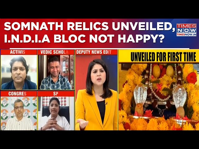 Somnath Relics Worshipped For The First Time After 999 Years, Why Is INDIA Bloc Irked? Watch Debate