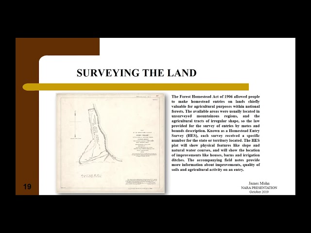 2019 Virtual Genealogy Fair Session 6: The Homestead Act: Land Records of Your Ancestors