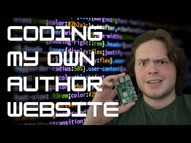 Coding My Own Author Website | The Road to Publishing My First Book [Writing Vlog]