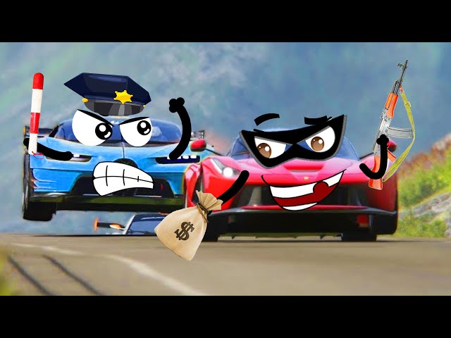 UNSTOPPABLE | Epic Doodles Drive Police Chase | Doodland Funny Animated Short Film | Woa Doodland