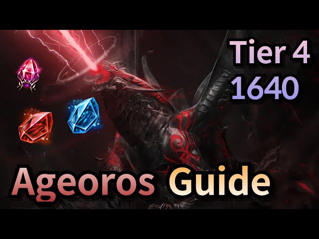 [Lost Ark] 1640 Tier 4 Guardian Raid Ageoros Guide