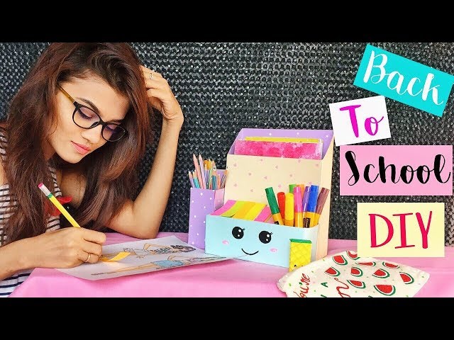 DIY : BACK TO SCHOOL SUPPLIES!! | Shreeja Bagwe