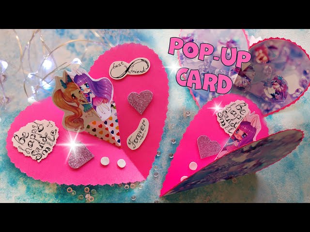 💖 Love Greeting Birthday Pop up Card  Beautiful Birthday card idea 2019 handmade tutorial template