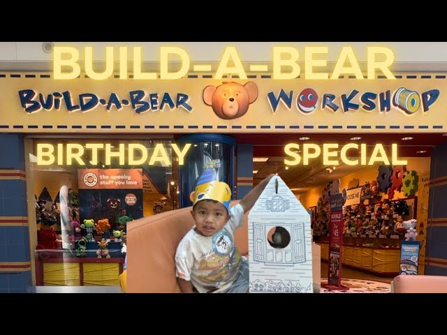 BUILD-A-BEAR BIRTHDAY SPECIAL TEDDY BEAR 🥳🧸