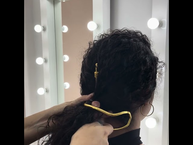 Accesorios diferentes y fáciles de colocar. En 1 minuto luces diferente #hairstyle #peinadosfaciles