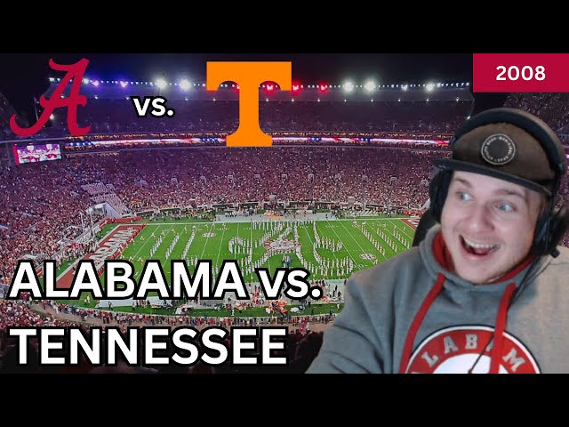 ALABAMA VS TENNESSEE 2008 (REACTION)