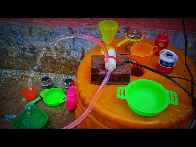 New kitchen toys | mini water pump set | colourfull kitchen toys | miniature kitchen toys