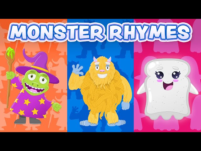 Silly Monster Rhymes | A Spooky Halloween Alphabet Song | Silly Billy Toons | Songs for Kids!