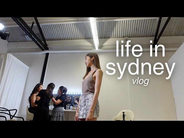 【Sydney Vlog】📸 Behind-the-scenes of my first modelling shoot, wholesome Christmas with the girls 🎁🎄