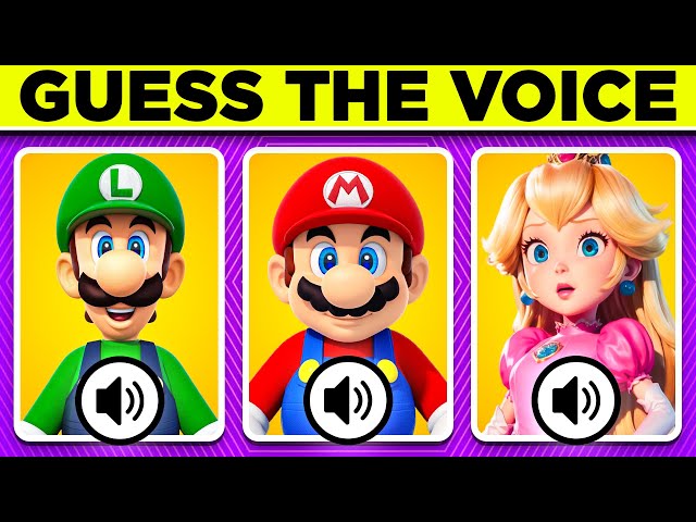 Video Game Quiz: Guess the Super Mario Characters by voice in this fun challenge ⭐