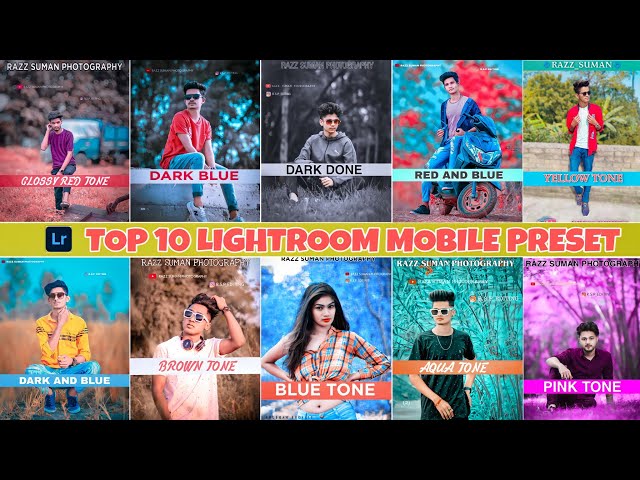 Top 10 Lightroom Mobile Presets | Lightroom Mobile Preset Free Download | Lightroom Photo Editing