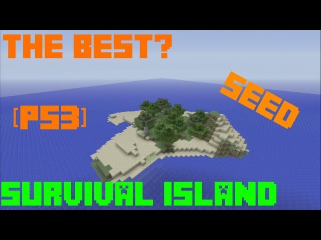 [PS3] Best? Survival Island SEED! | Minecraft PS3