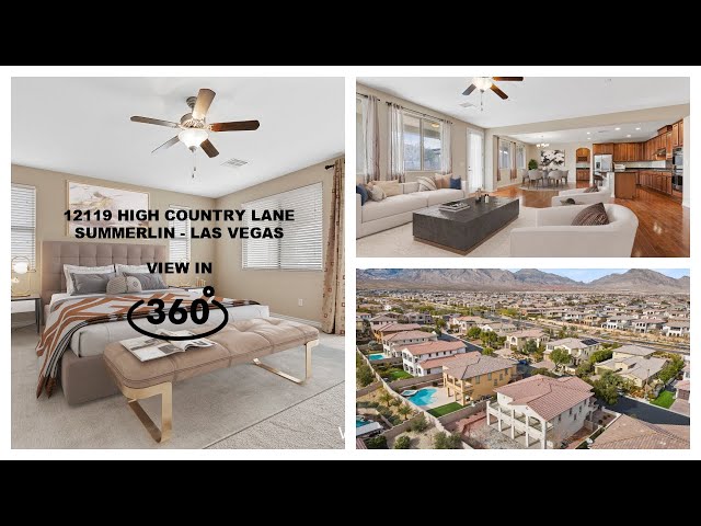 View 12119 High Country Lane in 360 Degrees- Summerlin - Las Vegas