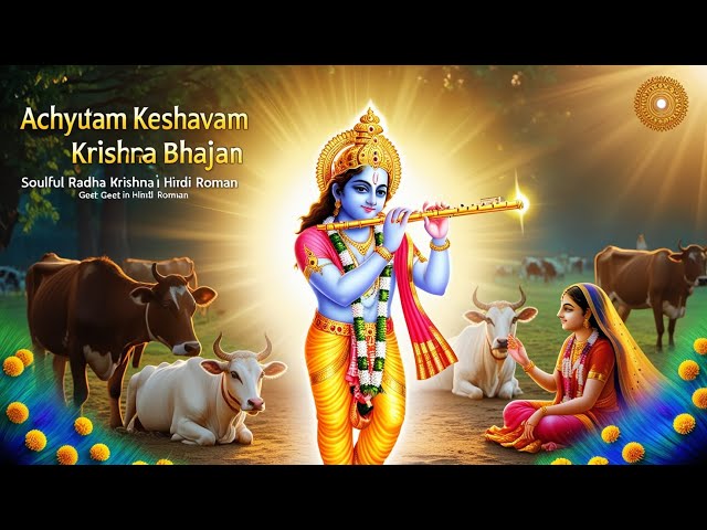 Achyutam Keshavam Krishna Bhajan Radha Krishna Ke Bhakti Geet Shri Krishna Govindam #krishnabhajan