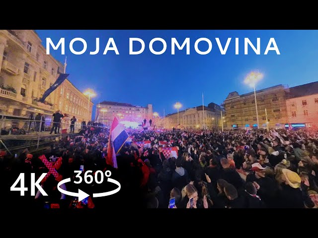 Doček rukometaša 2025. | 🎵 Moja domovina | 4K 360°