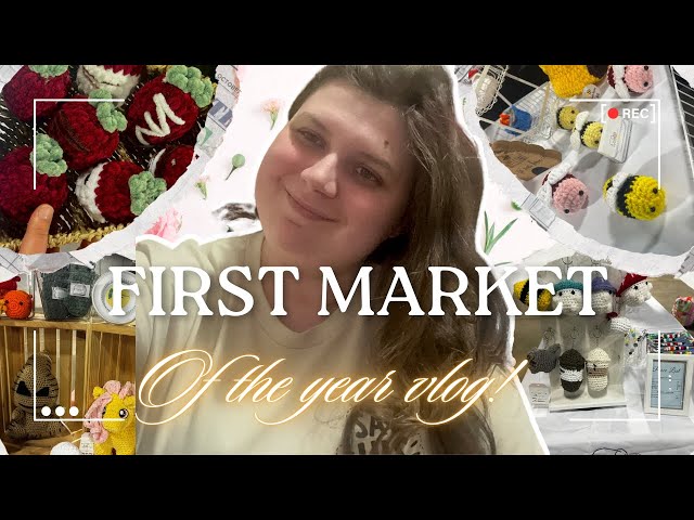 First Market of 2025 🎉 Market Day Vlog 💜 Inventory  Count ✅