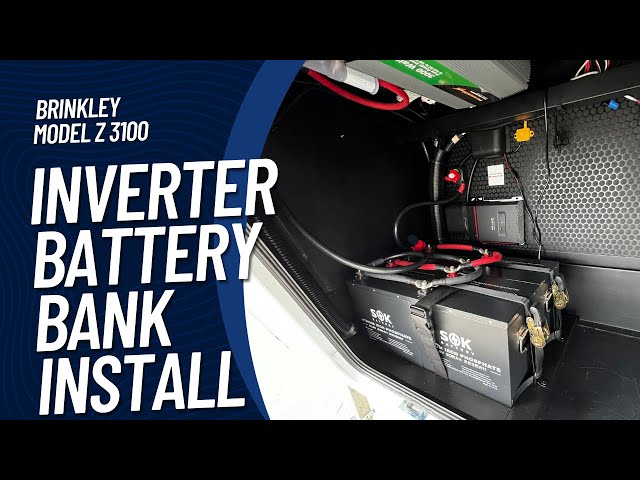 Brinkley RV Model Z 3100 - Inverter and batteries installation