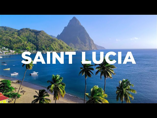 SAINT LUCIA - Most beautiful island in the world? - TRAVEL GUIDE to ALL top sights in 4K