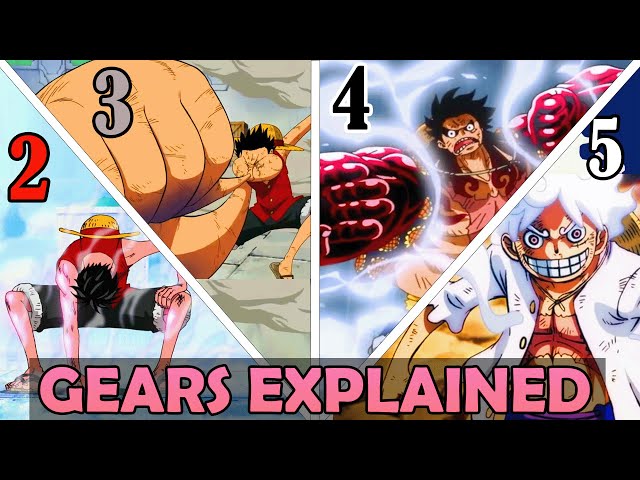 All Of Luffy's Gears In One Piece Explained