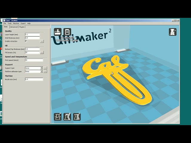 Download Thingiverse and Create Gcode with Cura