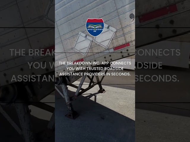 The Breakdown Inc. app connects you with trusted roadside assistance providers in seconds. #kenworth