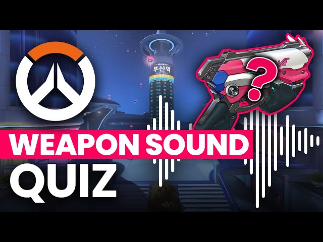 Guess the WEAPON SOUNDS 🔫🔊 - Overwatch 2 Trivia Game