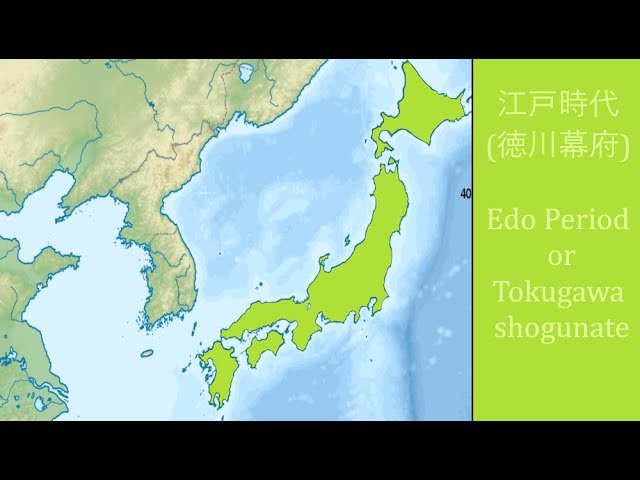 History of Edo Period (Tokugawa shogunate) (Japan) Every Year