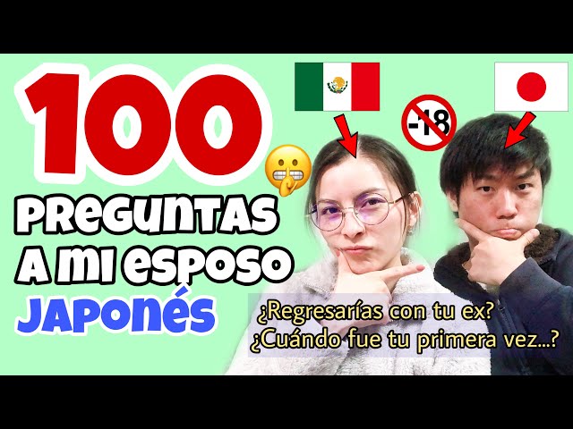 Mi ESPOSO JAPONÉS contestando 100 PREGUNTAS. ¿Así piensa mi ESPOSO realmente? ¿TODO ES VERDAD?