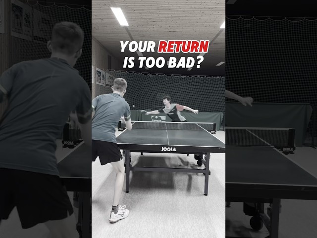 Bad Return? Not Problem 👍🏼#tabletennis #pingpong