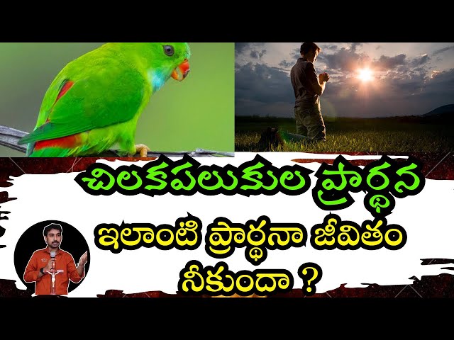 చిలకపలుకుల ప్రార్థన | prayer messages in telugu |