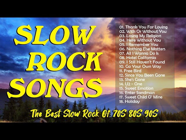 Greatest Hits Songs Of Slow Rock || Full Album Best Songs Of Slow Rock 70s 80s 90s