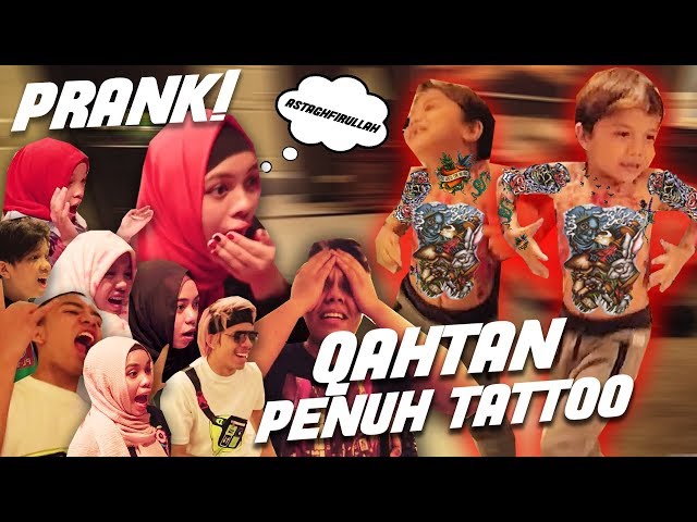 PRANK QAHTAN PAKAI TATTOO **GENHALILINTAR HISTERIS**