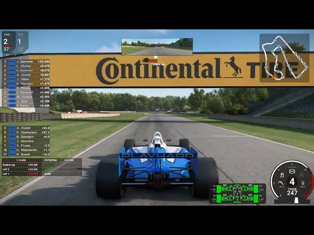 Reynard 95i Ford Cosworth | Road America | Automobilista 2 | Clip 03 of 05 | #4K