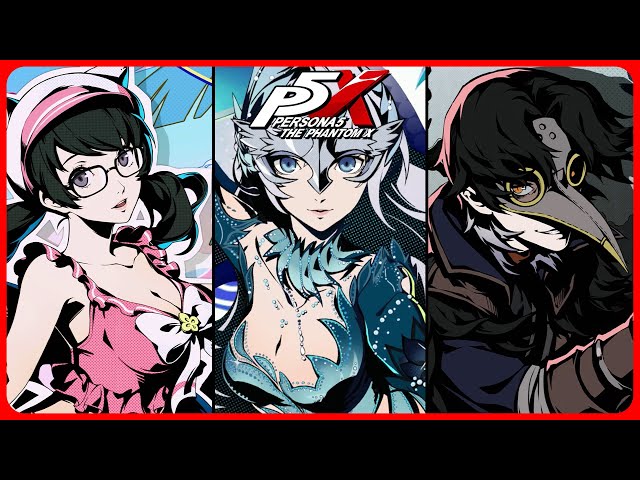 All NEW Characters All Out Attacks - Persona 5: The Phantom X