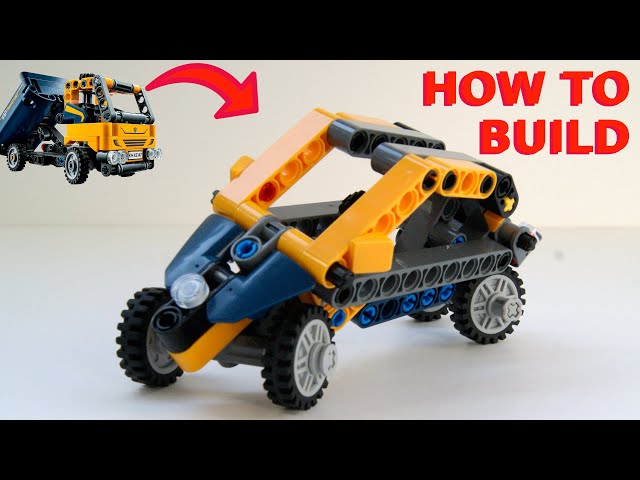 Wobbly Rally Racer (Lego 42147 Dump Truck alternate) + How To Build (Instruction 1/2)